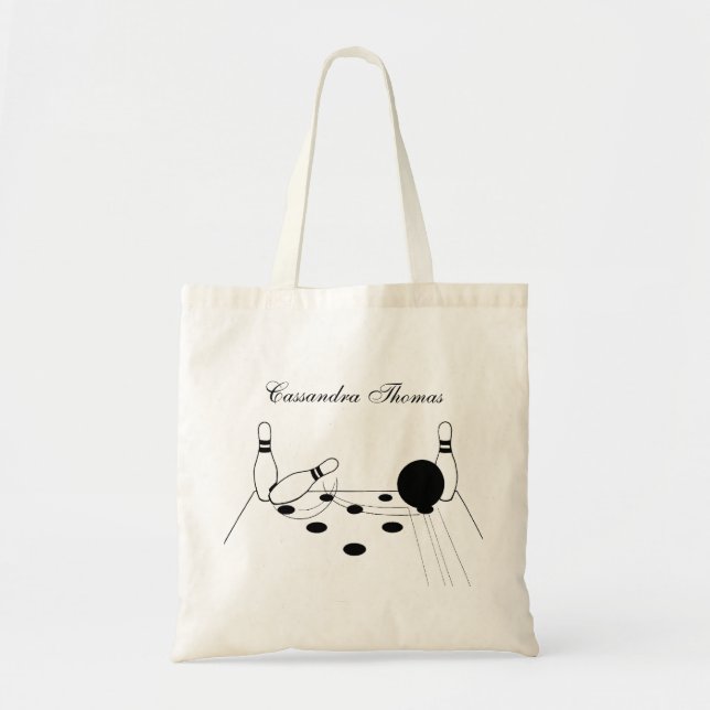 Tote Bag Balle de bowling de sport et poupées (Devant)