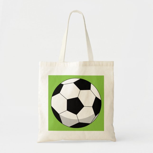Tote Bag Balle de soccer en dessin (Devant)