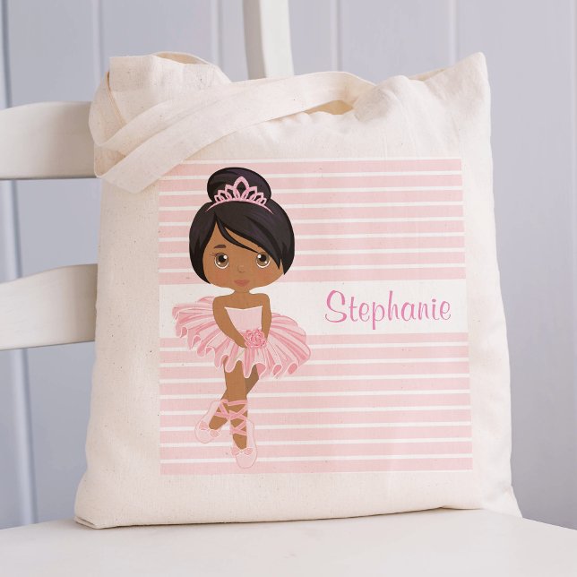 Tote Bag Ballerina multiculturelle à deux côtés (Créateur téléchargé)