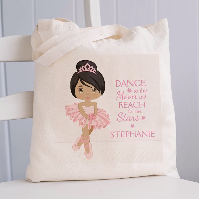 Tote Bag Ballerina multiculturelle personnalisée (Créateur téléchargé)