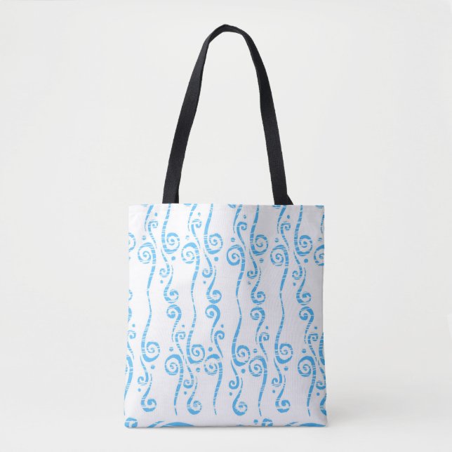 Tote Bag Balles bleues Fourre-tout (Devant)