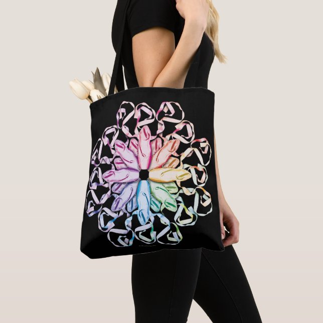 Tote Bag Ballet Pattern (De près)