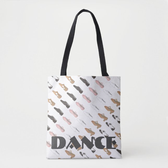Tote Bag Ballet Tap Jazz Lyrical Dance Chaussures Dancer Sa (Devant)