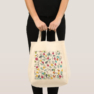 Tote Bag Balloirs de Noël en pingouin vintage