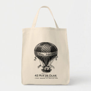 Tote Bag Ballon à air chaud français vintage fourre-tout
