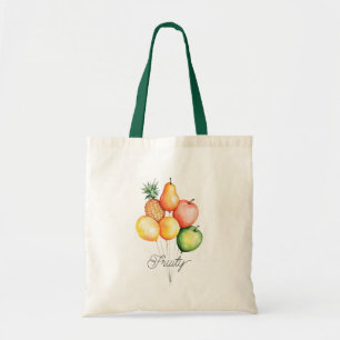 Tote Bag Ballon de fruits poire ananas
