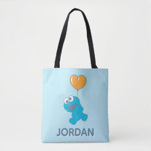 Tote Bag Ballon en forme de coeur de Monstre de Cookie