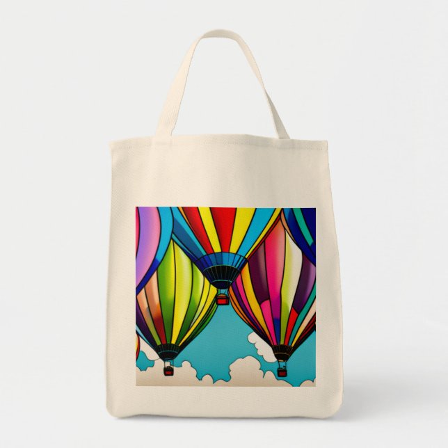 Tote Bag Ballons à air chaud (Devant)