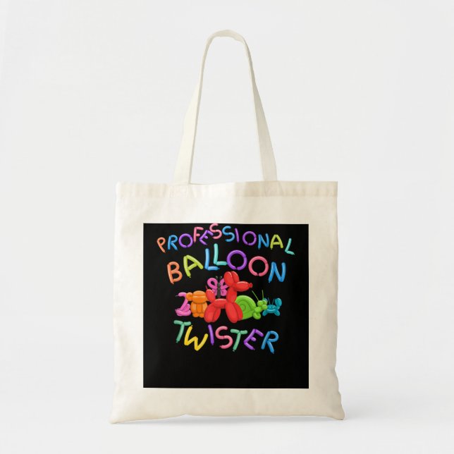 Tote Bag Ballons professionnels mignon Parti de torsion ani (Devant)