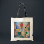 Tote Bag Balloon rouge, Klee<br><div class="desc">Paul Klee (18 décembre 1879 - 29 juin 1940) est un artiste né en Suisse. Son style très individuel a été influencé par les mouvements artistiques qui incluaient l'expressionnisme, le cubisme et le surréalisme. Klee a été un dessinateur naturel qui a expérimenté et finalement exploré la théorie des couleurs, en...</div>