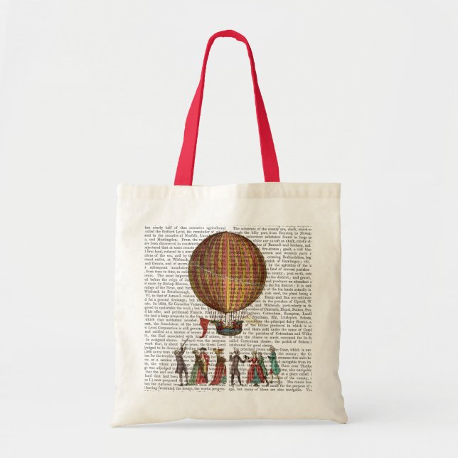 Tote Bag Ballotte À Air Chaud Et Personnes (Devant)