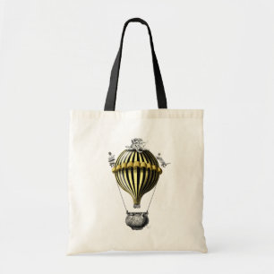 Tote Bag Ballotte baroque Noir Jaune