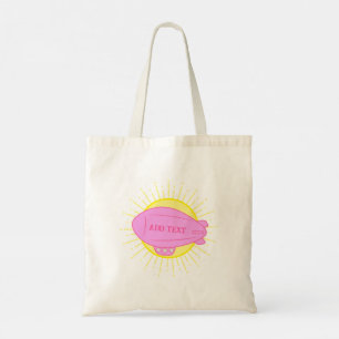 Tote Bag Ballotte rose personnalisée