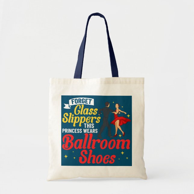 Tote Bag Ballroom Dancing Débutant Musique Danseuse Cours (Devant)