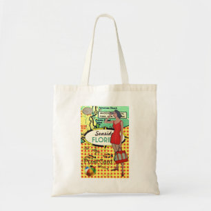 Tote Bag Balnéaire de Floride beauté retro maillot de bain