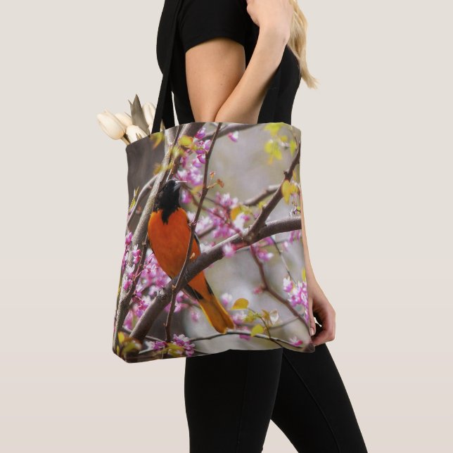 Tote Bag Baltimore Oriole (De près)