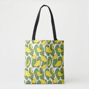 Tote Bag Banana Fruit Feuilles Motif tropical