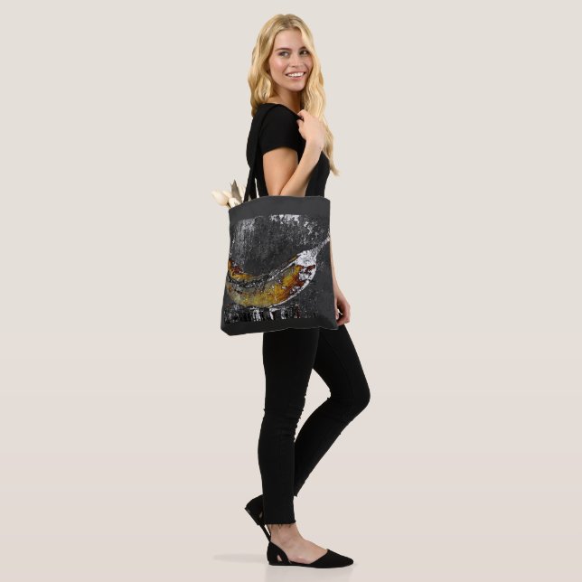 Tote Bag banane plantain plaine (Sur le modèle)