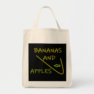 Tote Bag Bananes et pommes design mode shopping