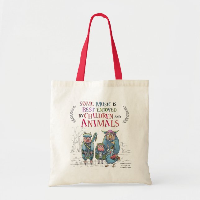Tote Bag Bande animale fantastique (Devant)