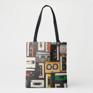 Tote Bag Bande audio rétro