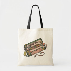 Tote Bag Bande de cassette florale vintage rétro
