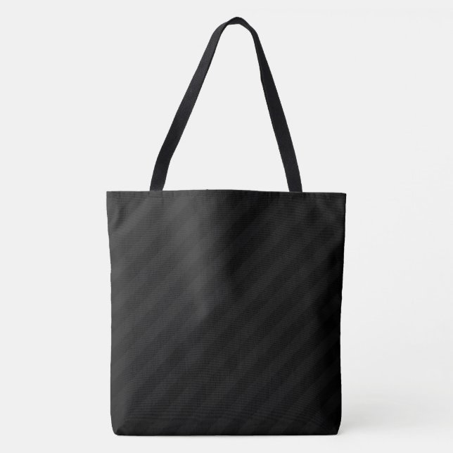 Tote Bag Bande de nuit noire sur minuit (Devant)