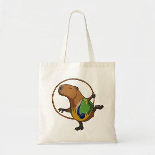 Tote Bag Bande dessinée mignonne de cercle de gymnastique