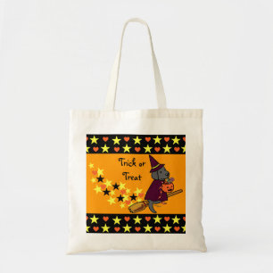 Tote Bag Bande dessinée noire 1 de Halloween Labrador