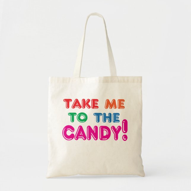 Tote Bag Bande d'Halloween ou bonbon de traitement (Devant)