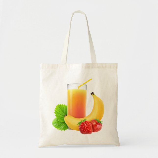 Tote Bag Bande et fraise secouer (Devant)