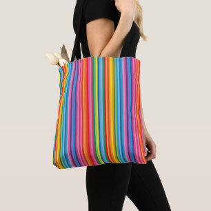 Tote Bag Bandes arc-en-ciel gaies