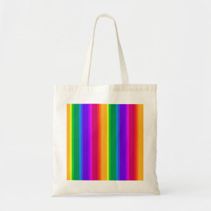 Tote Bag Bandes arc-en-ciel irrégulières