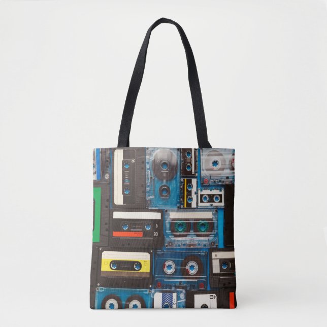 Tote Bag Bandes audio rétro (Devant)