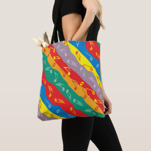 Tote Bag Bandes de notes de musique