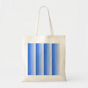 Tote Bag Bandes d'ombre bleues