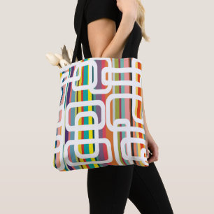 Tote Bag Bandes et rectangles