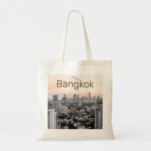 Tote Bag Bangkok Skyline Sunset Panorama BKK Thaïlande
