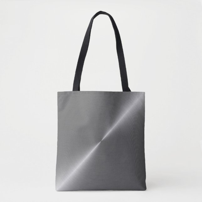 Tote Bag Bannière arrière - plan texture métal (Devant)
