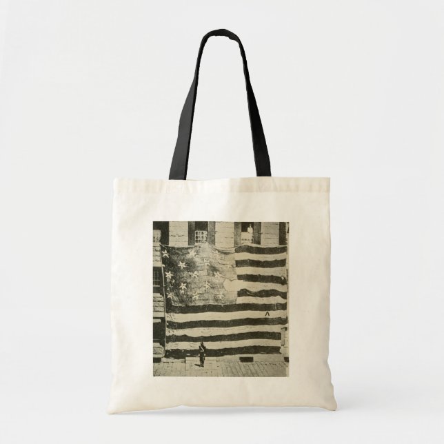 Tote Bag Bannière étoilée : drapeau américain à l'écran (Devant)
