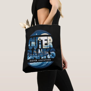 Tote Bag Banques extérieures Phare de Caroline du Nord
