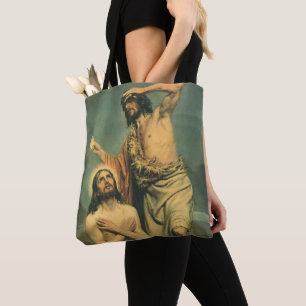Tote Bag Baptême de Jésus-Christ par Jean-Baptiste