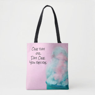 Tote Bag barbe à papa dans cône de glace
