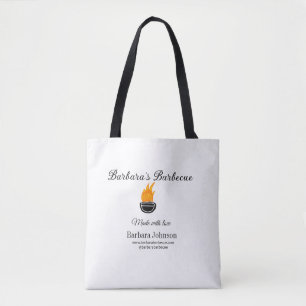 Tote Bag Barbecue restaurant cuisine médias sociaux site we