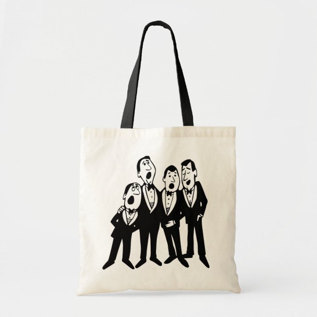 Tote Bag Barbershop Tuxedos (Devant)