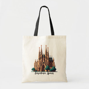 Tote Bag Barcelone Espagne La Sagrada Familia