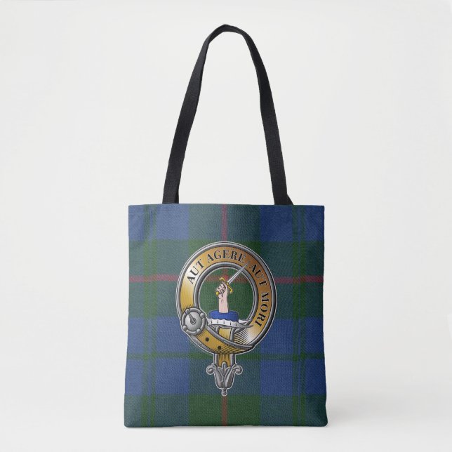 Tote Bag Barclay Tartan & Badge (Devant)