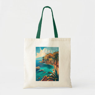 Tote Bag Bari Italie Travel Art Vintage