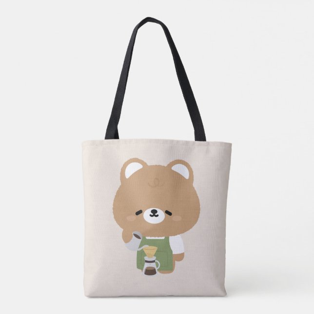 Tote Bag Barista Ourson Mignon (Dos)