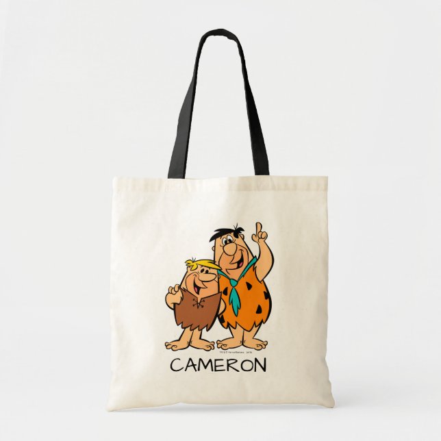 Tote Bag Barney Rubble et Fred Flintstone (Devant)